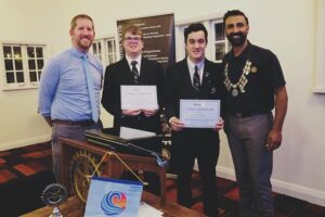 2018 MUNA Students Feedback to Glenfield Rotary