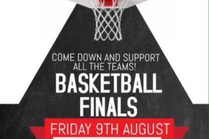 Basketball finals this evening. Come down and support all the teams!