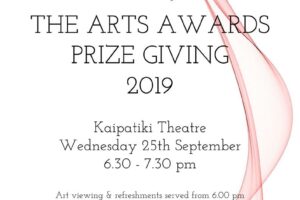 Glenfield College Arts Awards Evening next Wednesday.