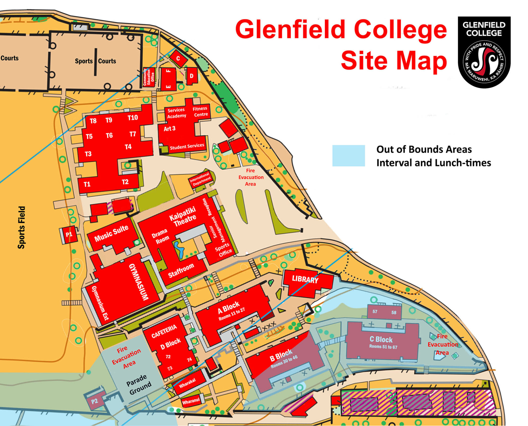 Our Location Glenfield College