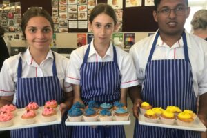 Year 11 bake cupcakes for our House Competition