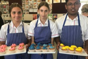 Year 11 bake cupcakes for our House Competition