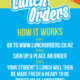 Online lunches available from Monday 15th June