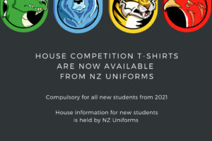 House Competition T-Shirts Available