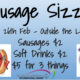 Sausage Sizzle this Friday