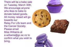 Relay for Life Bake Sale