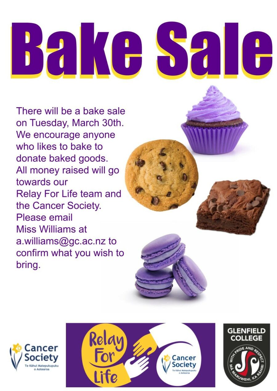 Relay for Life Bake Sale