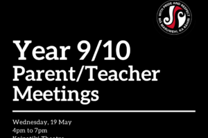 Year 9 & 10 Parent/Teacher Meetings