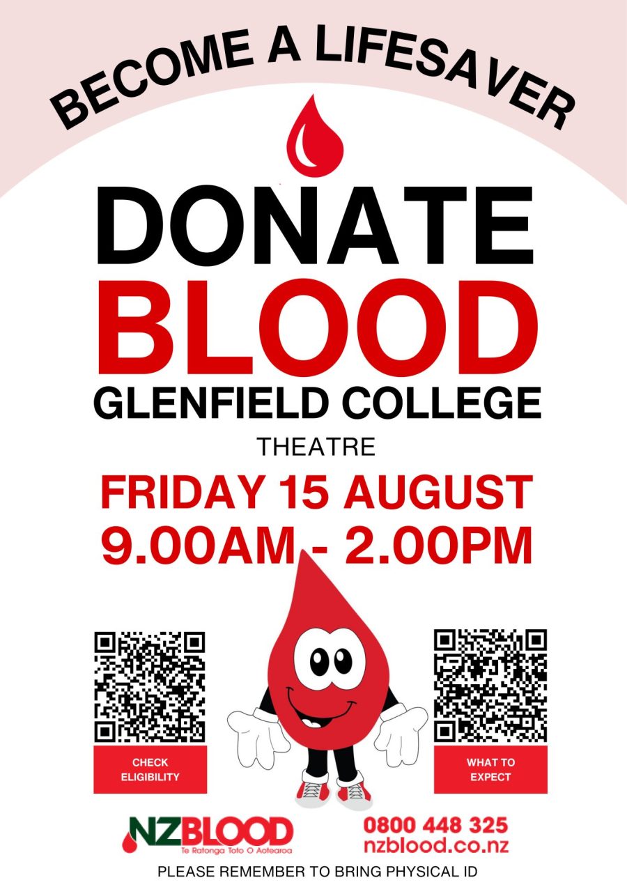 Blood Drive – Friday, 15 August